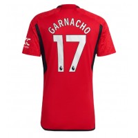 Manchester United Alejandro Garnacho #17 Replika Hemmatröja 2023-24 Kortärmad